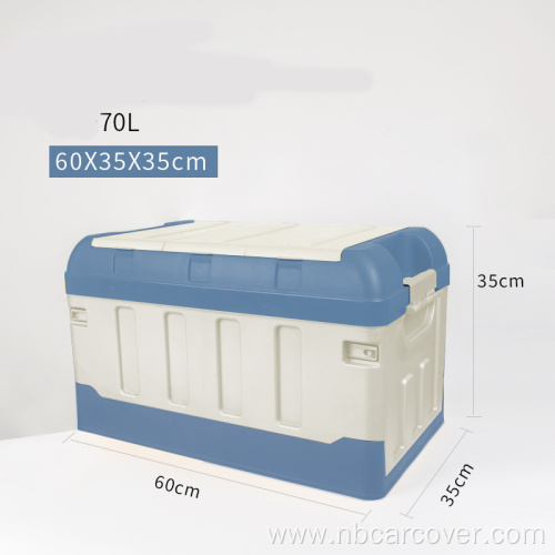 Double layers small lockable car inside storage box